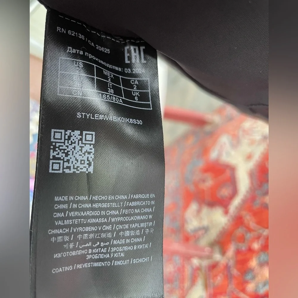 Guess Women's Justine Faux-Leather Bodycon Dress - Jet Black - Picture 10 of 16